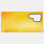Yellow Gradient Watercolor Phone Case Samsung Galaxyケース (裏面横)