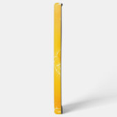 Yellow Gradient Watercolor Phone Case Samsung Galaxyケース (左側面)