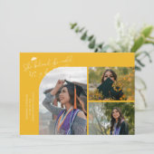 Yellow Graduate She Believed Multi Photo 案内状 (スタンド正面)