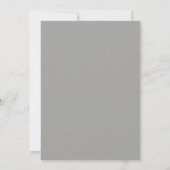Yellow Gray Cheerful Summer Wedding 招待状 (裏面)