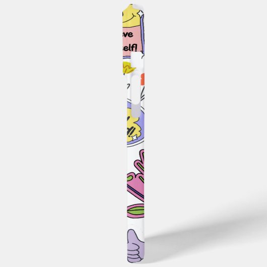 Yellow Green Bright Peaceful Awareness Phone Case Case-Mate iPhoneケース (裏面 / 左)