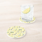 Yellow Green Butterflies コースター (側面)
