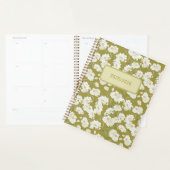 Yellow Green Cream Floral Planner プランナー手帳 (ディスプレー)
