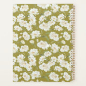 Yellow Green Cream Floral Planner プランナー手帳 (裏面)