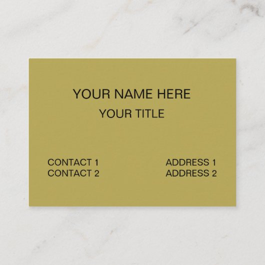 Yellow Green Squares Geometric Pattern 名刺 (裏面)