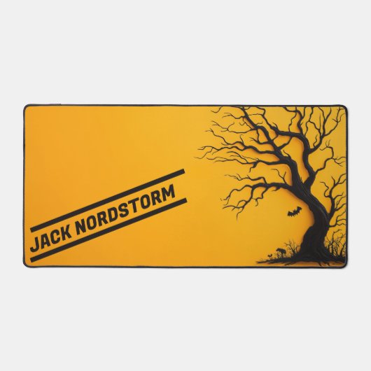 Yellow Halloween デスクマット (正面)