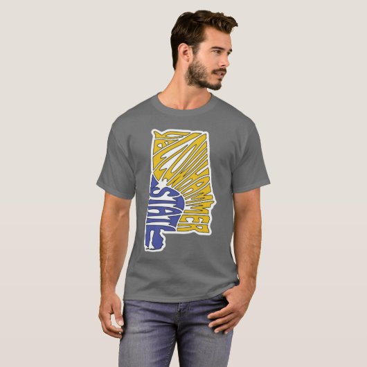 Yellow Hammer State Alabama Tシャツ (正面フル)