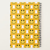 Yellow Happy Face Emoji Notebook Planner プランナー手帳 (裏面)