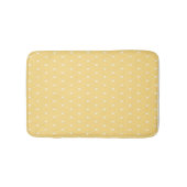 Yellow Hearts Pattern Bath Mat バスマット (正面)