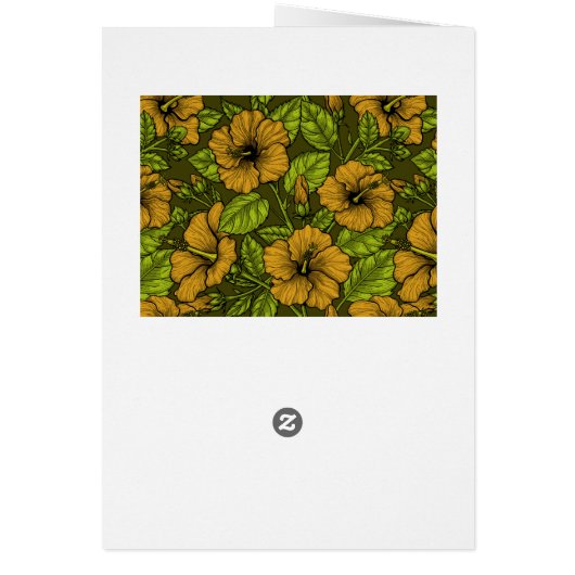 Yellow hibiscus (裏面)