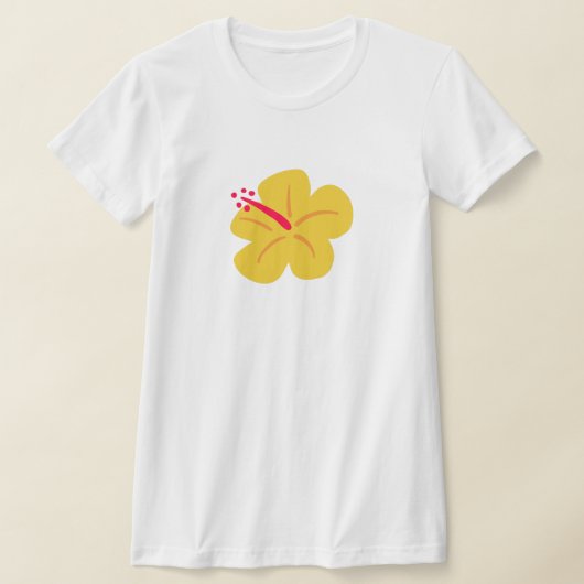 Yellow Hibiscus T-Shirt Tシャツ (レイダウン)