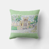 Yellow Historic Villa クッション (裏面)