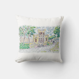 Yellow Historic Villa クッション