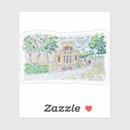 Yellow Historic Villa シール (シート)