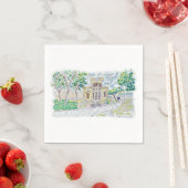 Yellow Historic Villa スタンダードカクテルナプキン (インサイチュ)