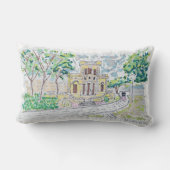 Yellow Historic Villa ランバークッション (裏面)