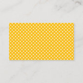 Yellow Honey & Bees Bridal Shower Recipe Request エンクロージャーカード (裏面)