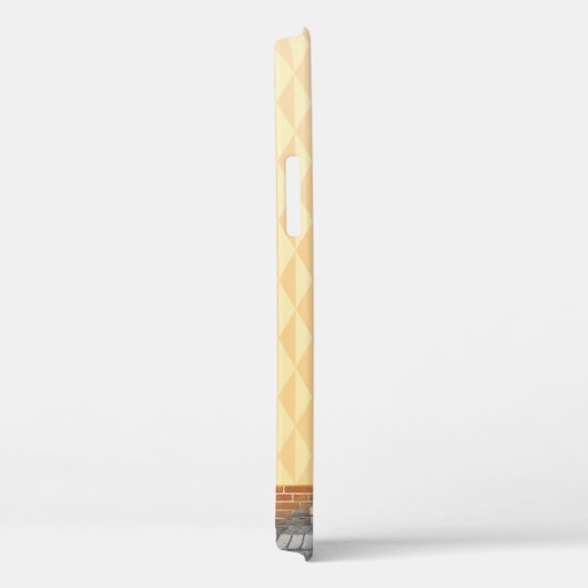 Yellow house illustration Case-Mate iPhoneケース (裏面 / 右)