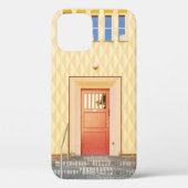 Yellow house illustration Case-Mate iPhoneケース (裏面)