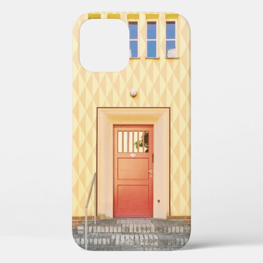 Yellow house illustration Case-Mate iPhoneケース (裏面)