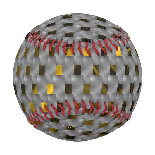 Yellow image under grey plates, oblong squares 野球ボール (裏面)