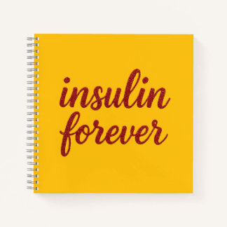 Yellow Insulin Forever Notebook. ノートブック