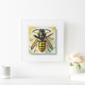 Yellow Jacket 210724IREF228 - Watercolor スクエア壁時計 (ホーム)
