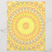 Yellow Kaleidoscope Bulk Scrapbook Paper Pages チラシ (裏面)
