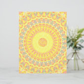 Yellow Kaleidoscope Scrapbook Paper 2-Sided Page (スタンド正面)