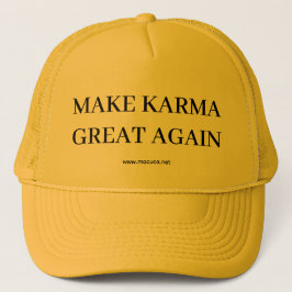 Yellow karma hat キャップ