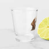 Yellow Lab Dog ショットグラス (左)