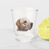 Yellow Lab Dog ショットグラス (正面)