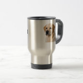 Yellow Lab Loyalty Stainless Mug トラベルマグ (正面右)