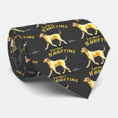 Yellow Lab Totally Hairifying ネクタイ (ロール)