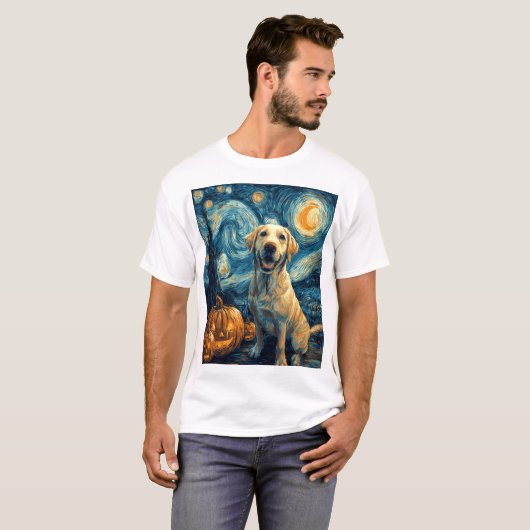 Yellow Labrador (2) Tシャツ (正面フル)