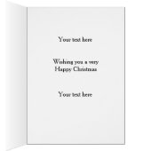 Yellow Labrador Cheese Tax Christmas Holiday card (内側 (右))