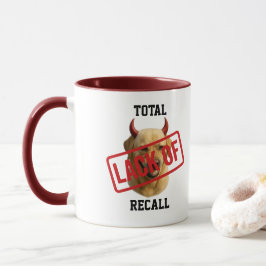 Yellow Labrador funny 'Lack of Recall' Mug マグカップ