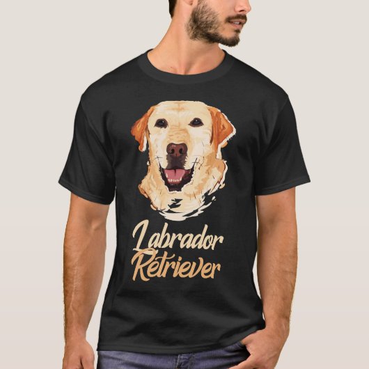 Yellow Labrador Retriever! Especially For Labrador Tシャツ (正面)