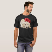 Yellow Labrador Retriever Puppy Photo Relaxed Fit Tシャツ (正面フル)