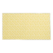 Yellow Leaves Pattern Pillowcase 枕カバー (裏面)