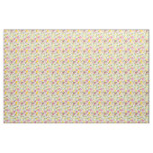 Yellow Lemon Print Fabric Cotton Fabric  ファブリック (ヤード)