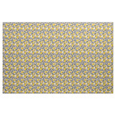 Yellow Lemon Print Fabric Cotton Fabric ファブリック (ヤード)