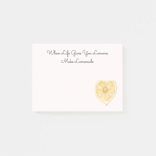 Yellow Lemons Fruit   ポストイット (正面)