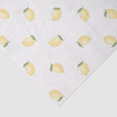 Yellow Lemons Fruit Bridal Shower 薄葉紙 (詳細)