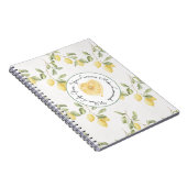 Yellow Lemons Fruit Lemonade ノートブック (右側)