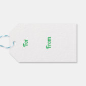 Yellow Lemons Green Leaves White Background ギフトタグ (裏面横)