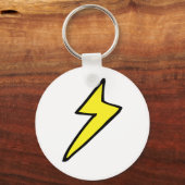 Yellow Lightning Bolt キーホルダー (正面)