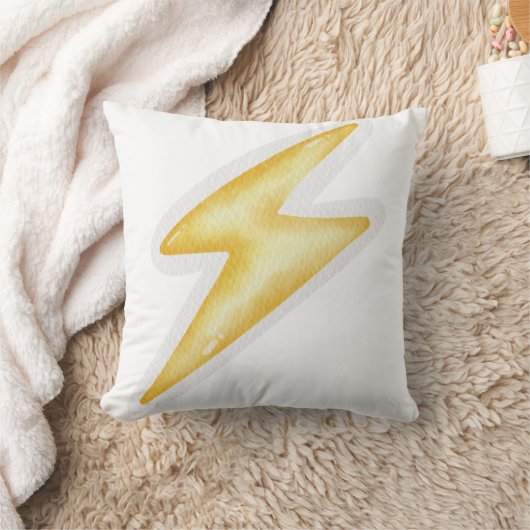 Yellow Lightning pillows  クッション (ブランケット)