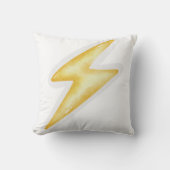 Yellow Lightning pillows  クッション (正面)