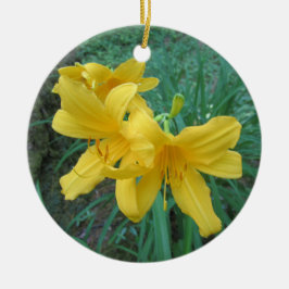 Yellow Lilies Ornament セラミックオーナメント